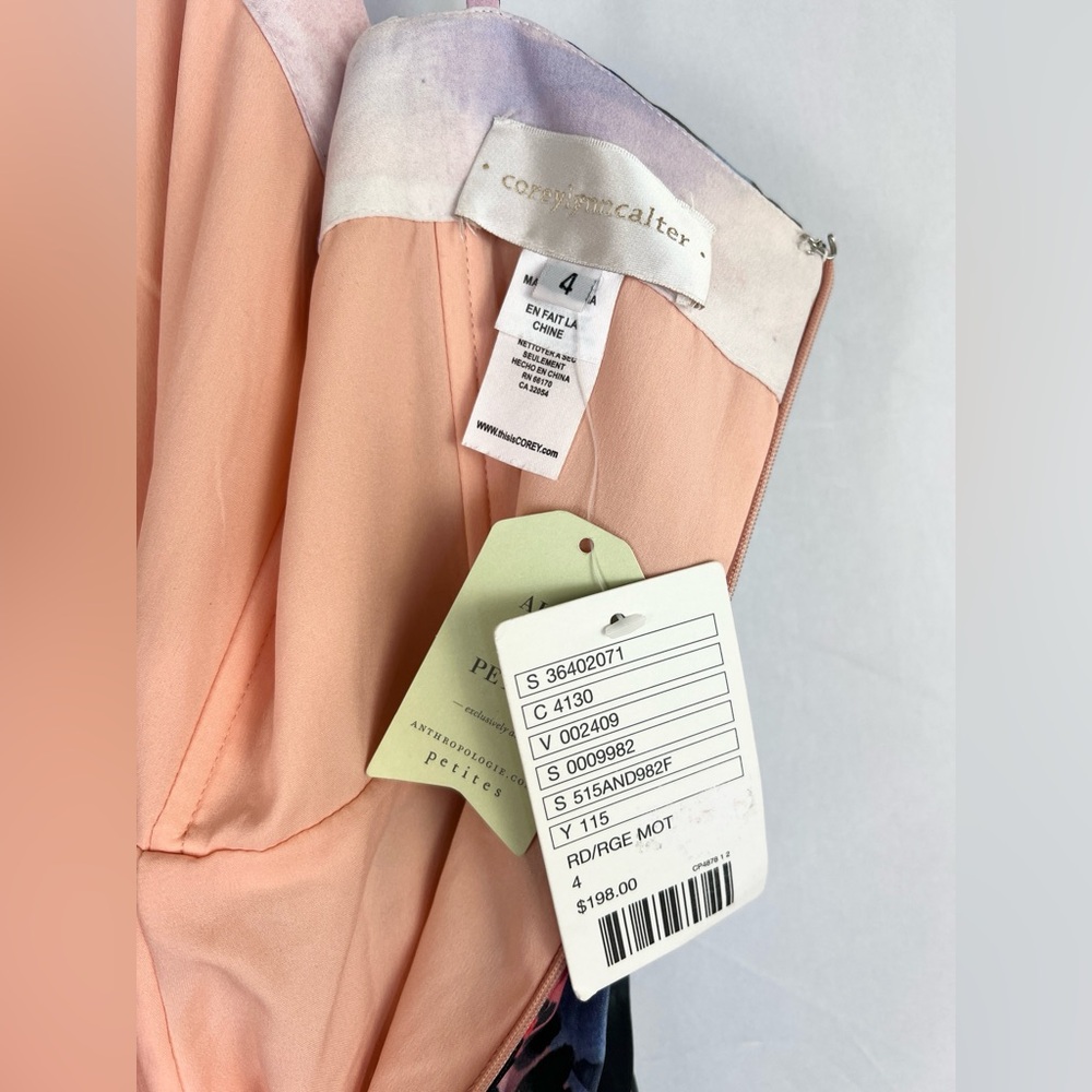 NWT Anthropologie Corey Lynn Calter Daybreak Dress Watercolor - Read - Picture 11 of 11
